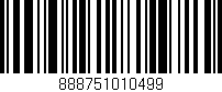 Código de barras (EAN, GTIN, SKU, ISBN): '888751010499'