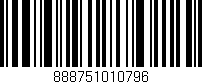 Código de barras (EAN, GTIN, SKU, ISBN): '888751010796'