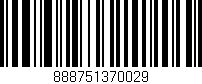 Código de barras (EAN, GTIN, SKU, ISBN): '888751370029'