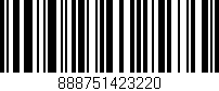 Código de barras (EAN, GTIN, SKU, ISBN): '888751423220'