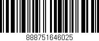 Código de barras (EAN, GTIN, SKU, ISBN): '888751646025'