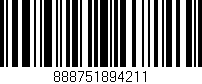 Código de barras (EAN, GTIN, SKU, ISBN): '888751894211'