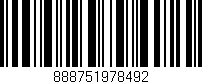 Código de barras (EAN, GTIN, SKU, ISBN): '888751978492'