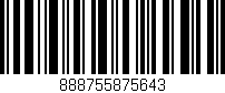 Código de barras (EAN, GTIN, SKU, ISBN): '888755875643'