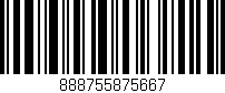 Código de barras (EAN, GTIN, SKU, ISBN): '888755875667'