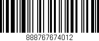 Código de barras (EAN, GTIN, SKU, ISBN): '888767674012'