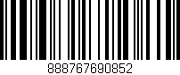 Código de barras (EAN, GTIN, SKU, ISBN): '888767690852'
