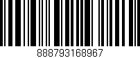 Código de barras (EAN, GTIN, SKU, ISBN): '888793168967'