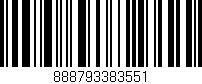 Código de barras (EAN, GTIN, SKU, ISBN): '888793383551'