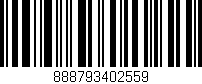 Código de barras (EAN, GTIN, SKU, ISBN): '888793402559'