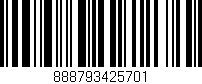 Código de barras (EAN, GTIN, SKU, ISBN): '888793425701'