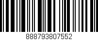 Código de barras (EAN, GTIN, SKU, ISBN): '888793807552'