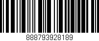Código de barras (EAN, GTIN, SKU, ISBN): '888793928189'