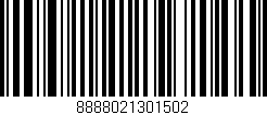 Código de barras (EAN, GTIN, SKU, ISBN): '8888021301502'