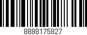 Código de barras (EAN, GTIN, SKU, ISBN): '8888175827'