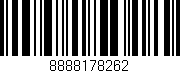 Código de barras (EAN, GTIN, SKU, ISBN): '8888178262'