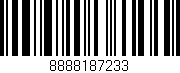 Código de barras (EAN, GTIN, SKU, ISBN): '8888187233'