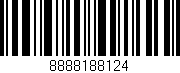 Código de barras (EAN, GTIN, SKU, ISBN): '8888188124'