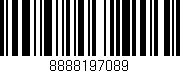 Código de barras (EAN, GTIN, SKU, ISBN): '8888197089'