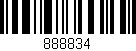 Código de barras (EAN, GTIN, SKU, ISBN): '888834'