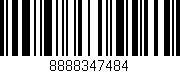 Código de barras (EAN, GTIN, SKU, ISBN): '8888347484'
