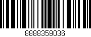 Código de barras (EAN, GTIN, SKU, ISBN): '8888359036'