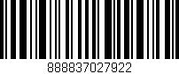 Código de barras (EAN, GTIN, SKU, ISBN): '888837027922'