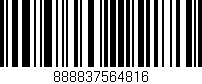 Código de barras (EAN, GTIN, SKU, ISBN): '888837564816'