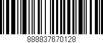 Código de barras (EAN, GTIN, SKU, ISBN): '888837670128'