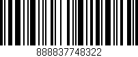 Código de barras (EAN, GTIN, SKU, ISBN): '888837748322'