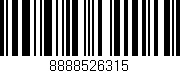 Código de barras (EAN, GTIN, SKU, ISBN): '8888526315'