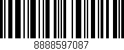 Código de barras (EAN, GTIN, SKU, ISBN): '8888597087'