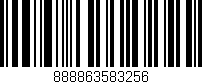 Código de barras (EAN, GTIN, SKU, ISBN): '888863583256'