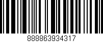 Código de barras (EAN, GTIN, SKU, ISBN): '888863934317'