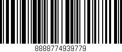 Código de barras (EAN, GTIN, SKU, ISBN): '8888774939779'