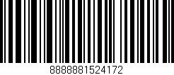 Código de barras (EAN, GTIN, SKU, ISBN): '8888881524172'