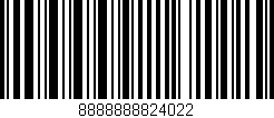 Código de barras (EAN, GTIN, SKU, ISBN): '8888888824022'