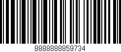 Código de barras (EAN, GTIN, SKU, ISBN): '8888888859734'