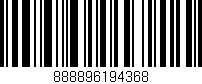 Código de barras (EAN, GTIN, SKU, ISBN): '888896194368'