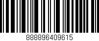 Código de barras (EAN, GTIN, SKU, ISBN): '888896409615'