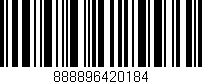Código de barras (EAN, GTIN, SKU, ISBN): '888896420184'