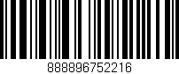 Código de barras (EAN, GTIN, SKU, ISBN): '888896752216'