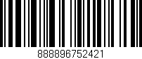 Código de barras (EAN, GTIN, SKU, ISBN): '888896752421'