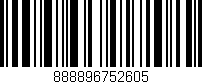 Código de barras (EAN, GTIN, SKU, ISBN): '888896752605'