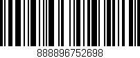 Código de barras (EAN, GTIN, SKU, ISBN): '888896752698'