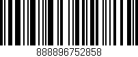 Código de barras (EAN, GTIN, SKU, ISBN): '888896752858'
