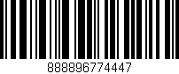 Código de barras (EAN, GTIN, SKU, ISBN): '888896774447'