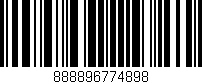Código de barras (EAN, GTIN, SKU, ISBN): '888896774898'