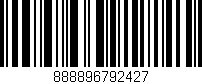 Código de barras (EAN, GTIN, SKU, ISBN): '888896792427'