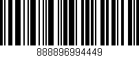 Código de barras (EAN, GTIN, SKU, ISBN): '888896994449'